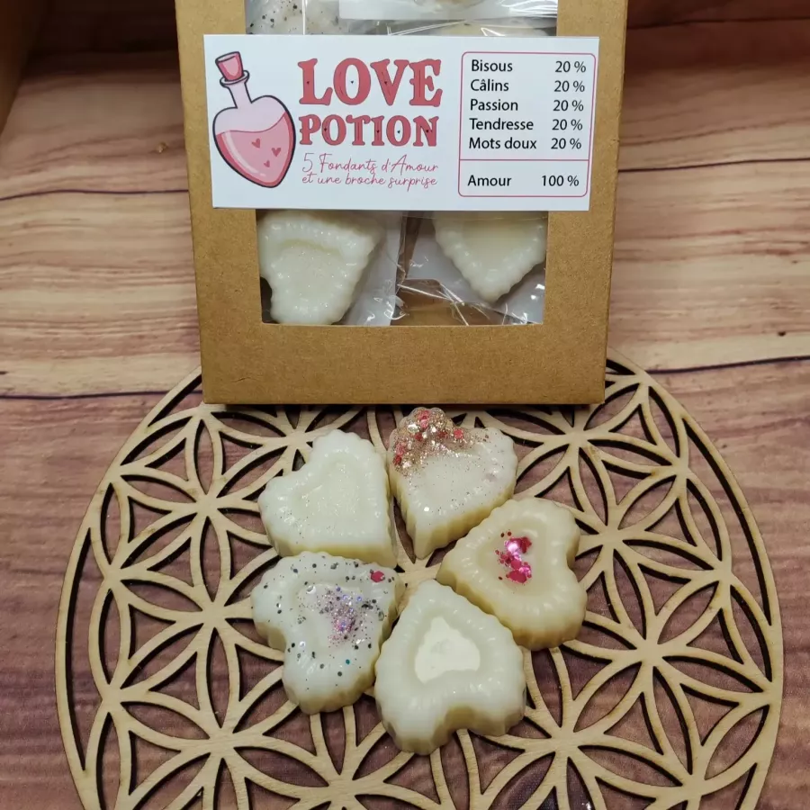 Fondants parfumés spécial Saint-Valentin