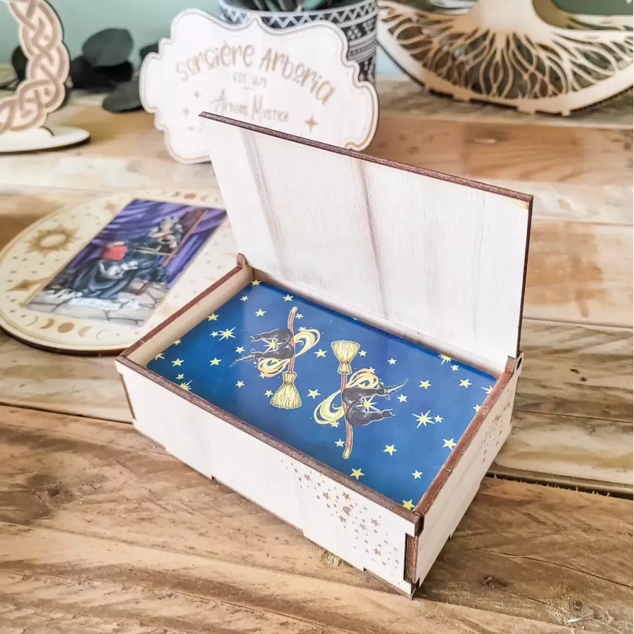 Coffret de rangement pour Tarot Divinatoire